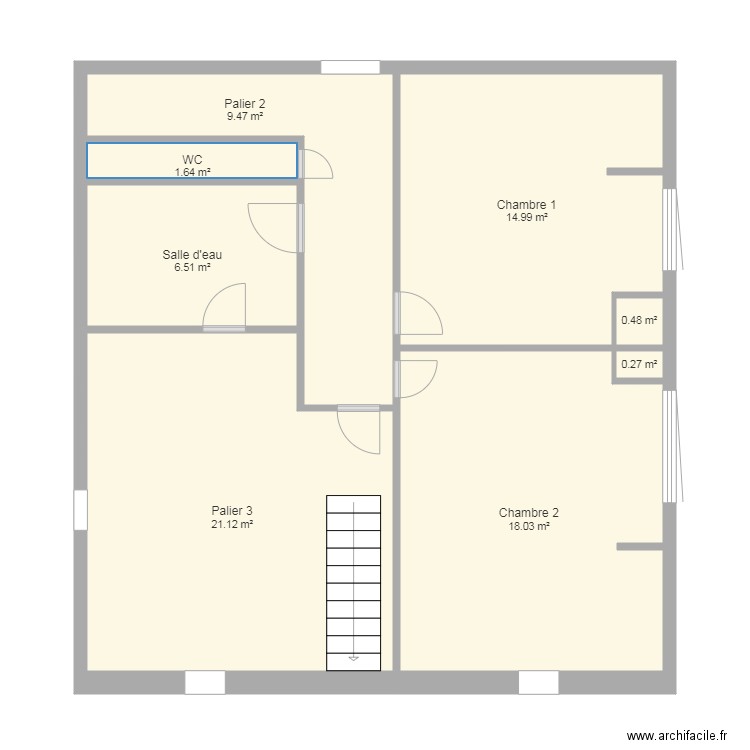 pavillon Cormeilles en parisis 2ieme étage. Plan de 0 pièce et 0 m2