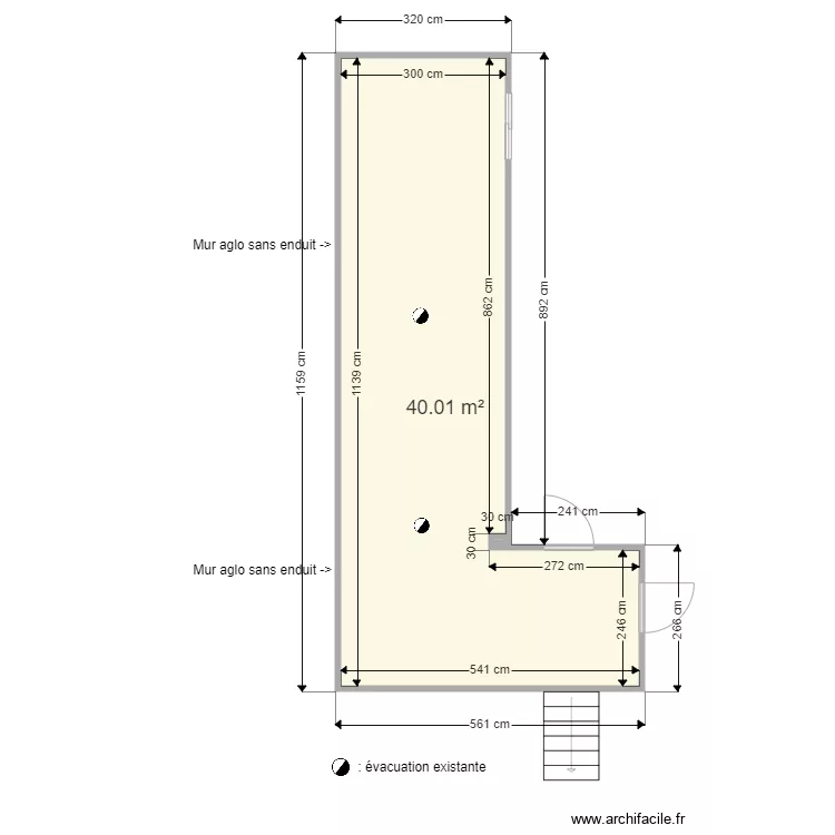 BANIERE TERRASSE. Plan de 