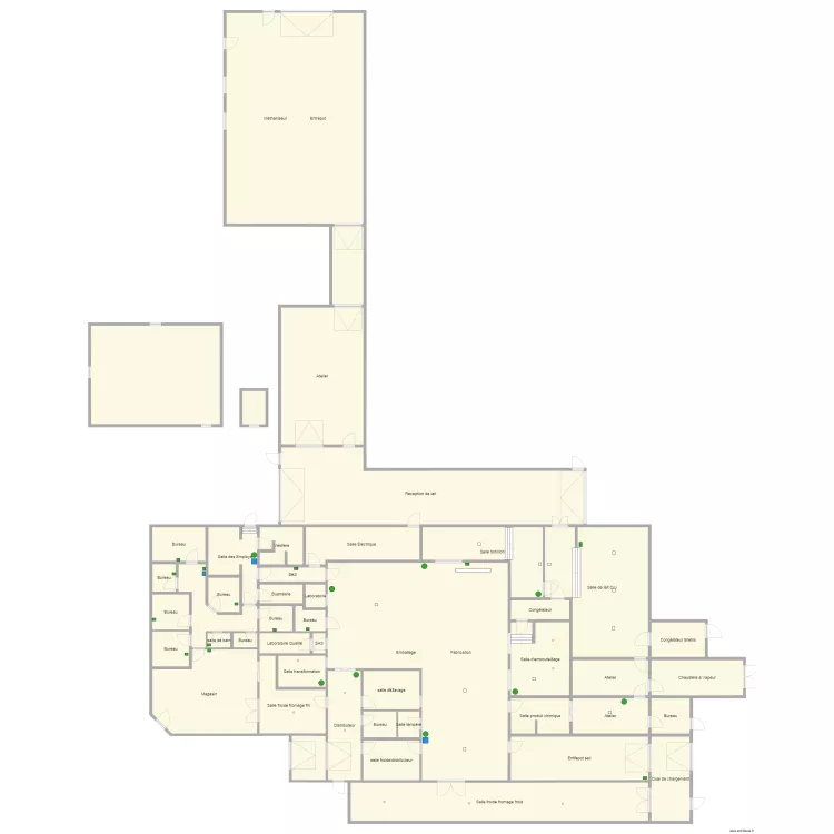 Circulation d&eacute;chet. Plan de 