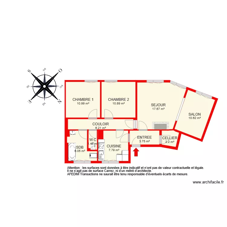 MODIF OUAFAE BI 4993. Plan de 