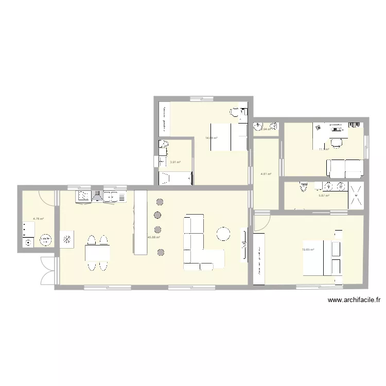 happy family1. Plan de 