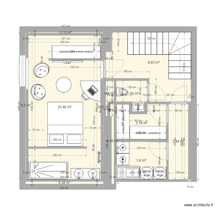 SOUSSOL JULIENMAX 06082019 V3. Plan de 0 pièce et 0 m2