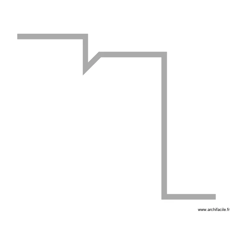 descente colonne WC. Plan de 