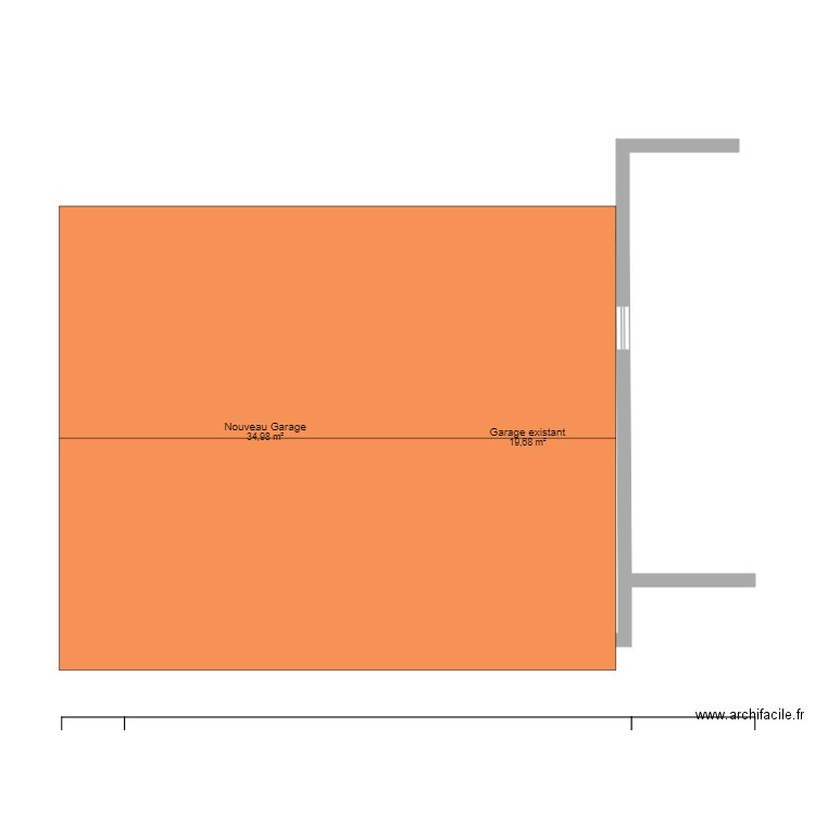 Garage JPK1toiture. Plan de 0 pièce et 0 m2