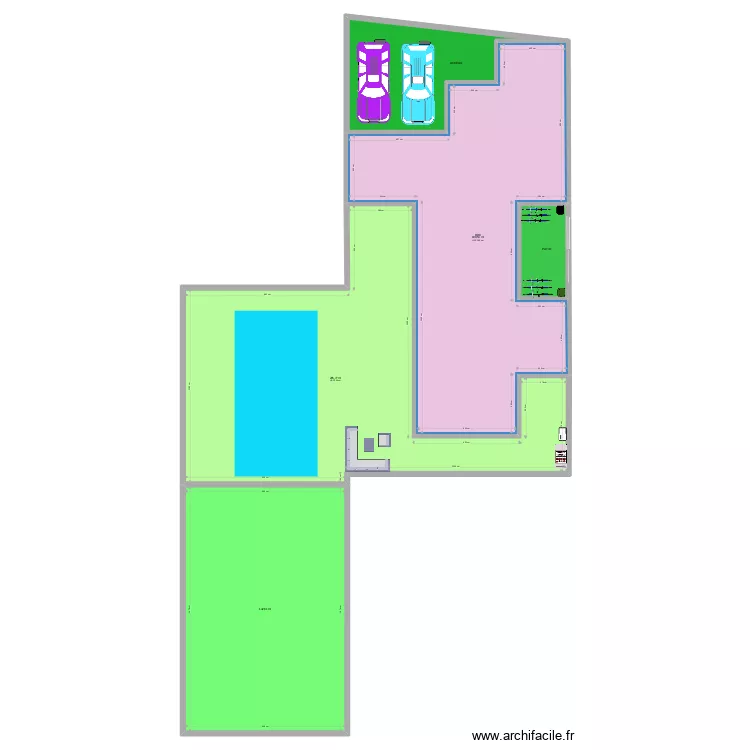POINCARE GALL  MASSE. Plan de 