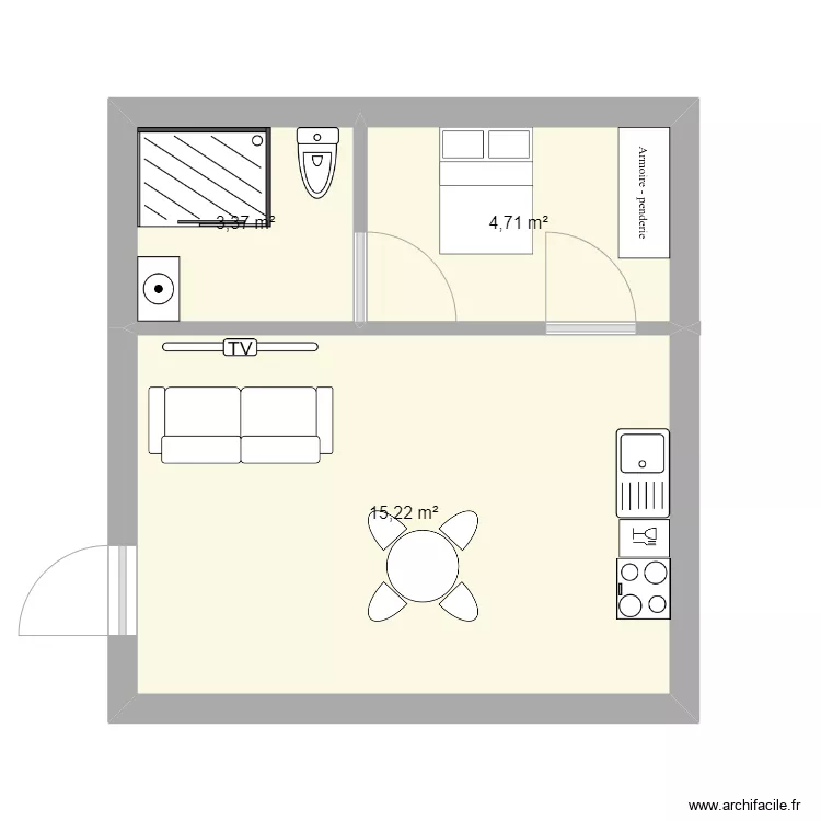 maison des massons. Plan de maison des massons. Plan de