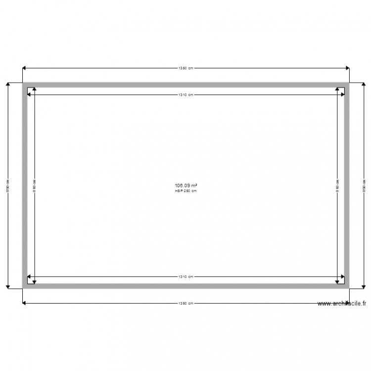 HANGAR. Plan de 0 pièce et 0 m2