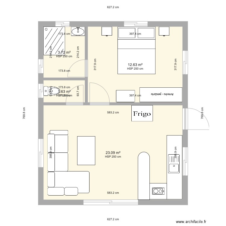 PROJET CHALET MICH1. Plan de 0 pièce et 0 m2