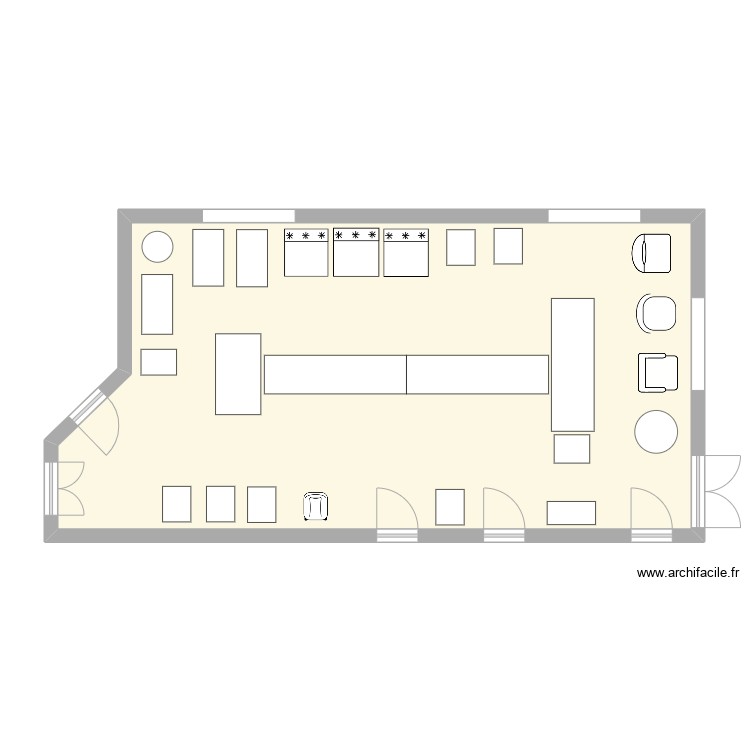 MISE EN PLACE MACARONS - Plan dessiné par Lthms