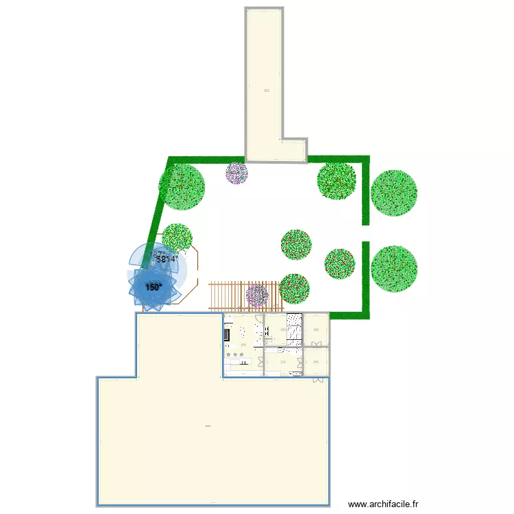 Am&eacute;nagement ext&eacute;rieur. Plan de 