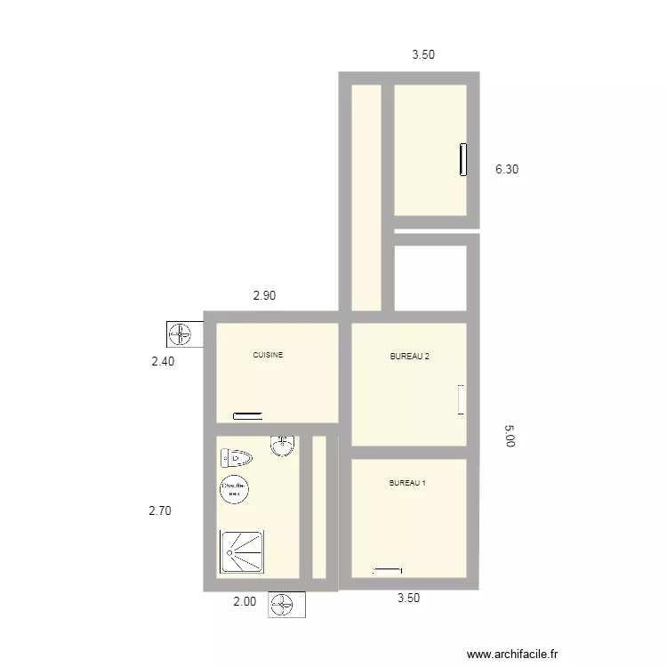 FRANCK  DUMORTIER. Plan de 