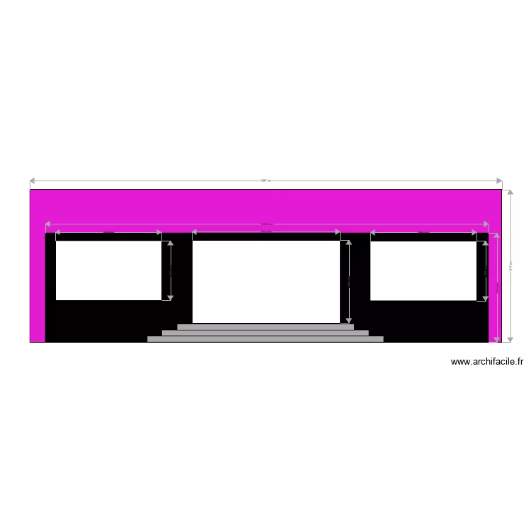 Real Wilson Face. Plan de 