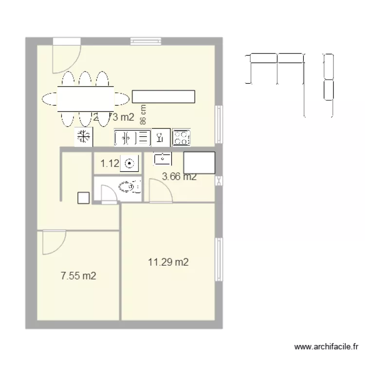 SoleMioApt1Costa. Plan de 