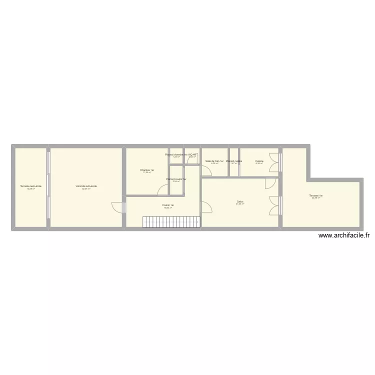 Maison Charles Eva. Plan de 