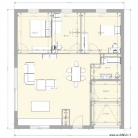 plan maison plain pied fini 1