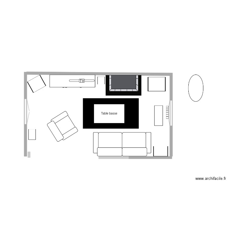 Salon. Plan de 0 pièce et 0 m2