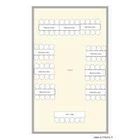 Plan de table mariage bapteme