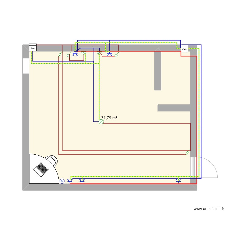Plan 2 . Plan de 0 pièce et 0 m2