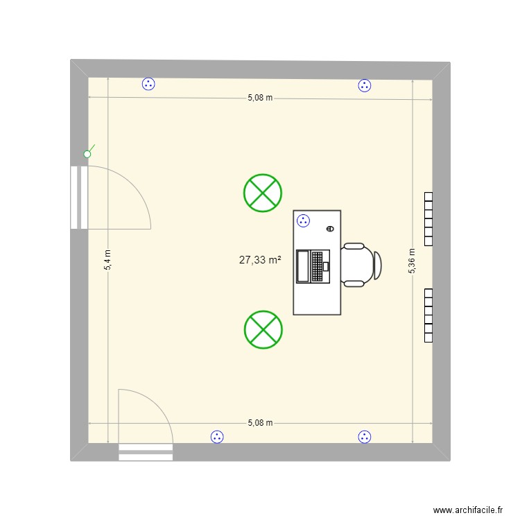 Projet chaire DEA. Plan de 0 pièce et 0 m2