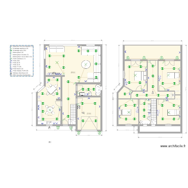 MAISON 2. Plan de 0 pièce et 0 m2