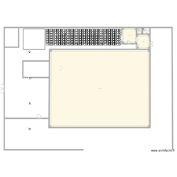 theatre 2. Plan de 0 pièce et 0 m2