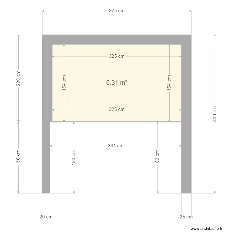 Plan garage. Plan de Plan garage. Plan de