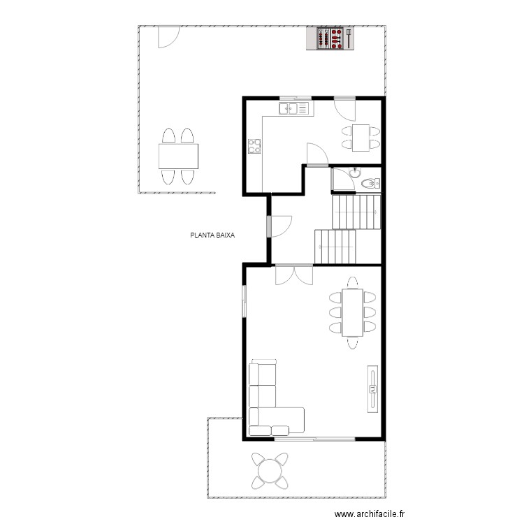 01958PB. Plan de 0 pièce et 0 m2