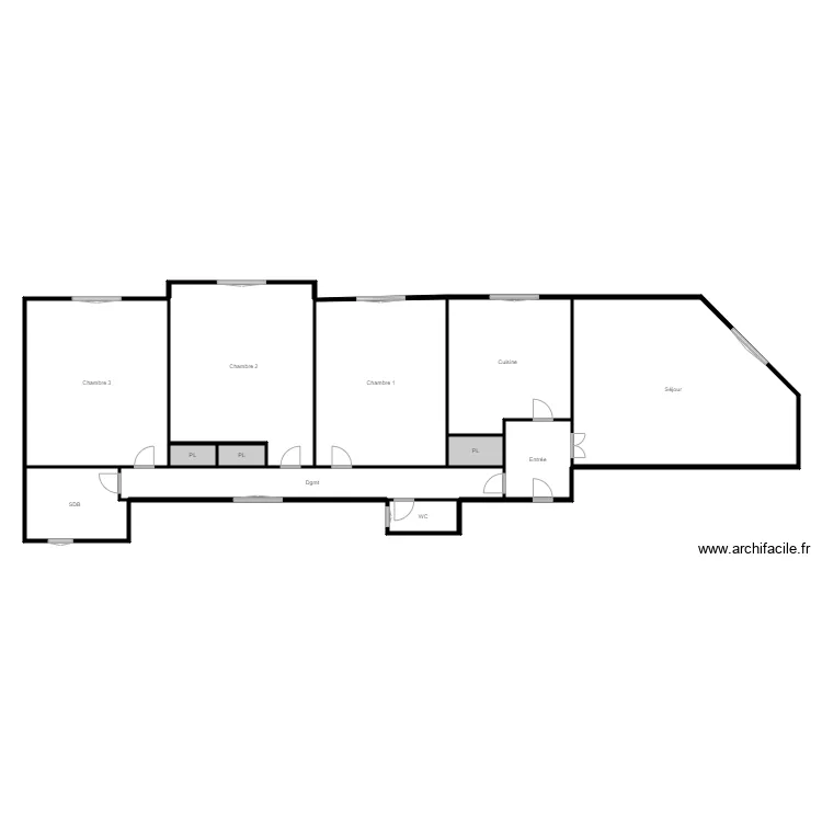 Plan Allouche 01. Plan de 