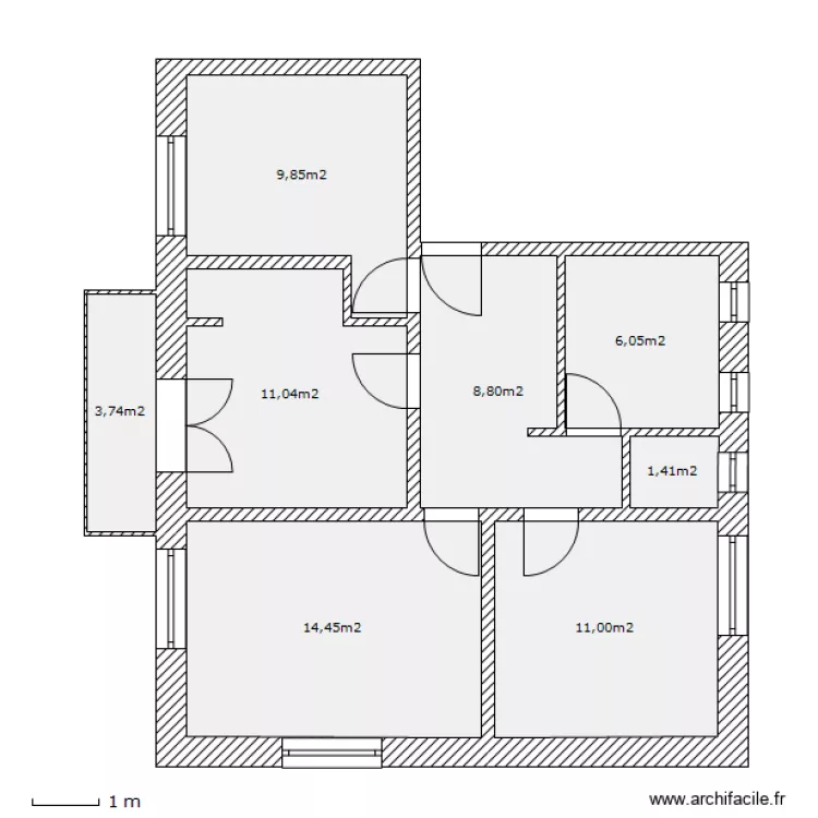 REMOND - STE CROIX EN PLAINE. Plan de 
