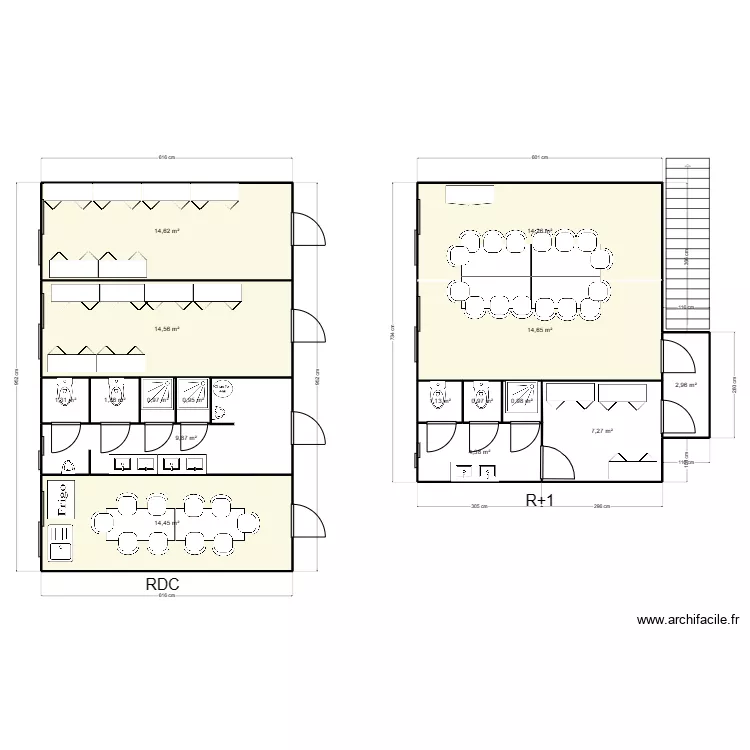 STAL CHANTIER RT EXTENSION ATELIER I40. Plan de 