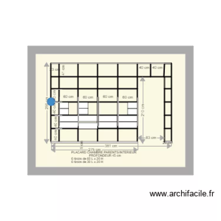 placard parents interieur 30 juin. Plan de placard parents interieur 30 juin. Plan de