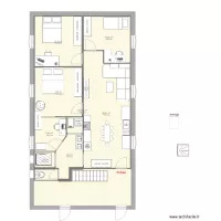 plan appartement Froges apr&egrave;s travaux