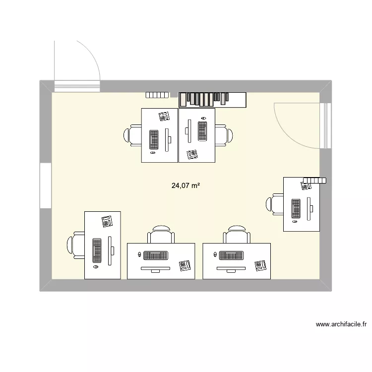 bureau V1. Plan de bureau V1. Plan de