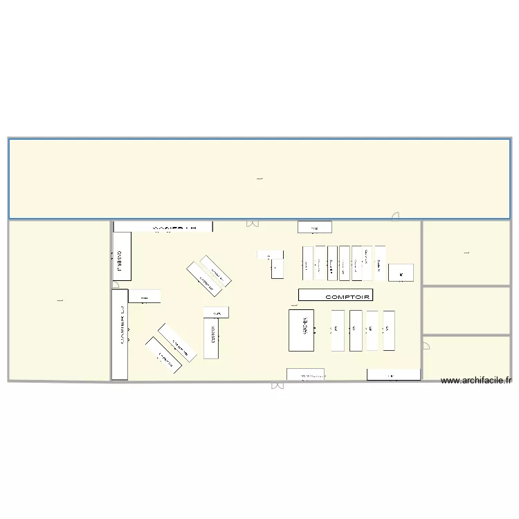 Plan magasin . Plan de 