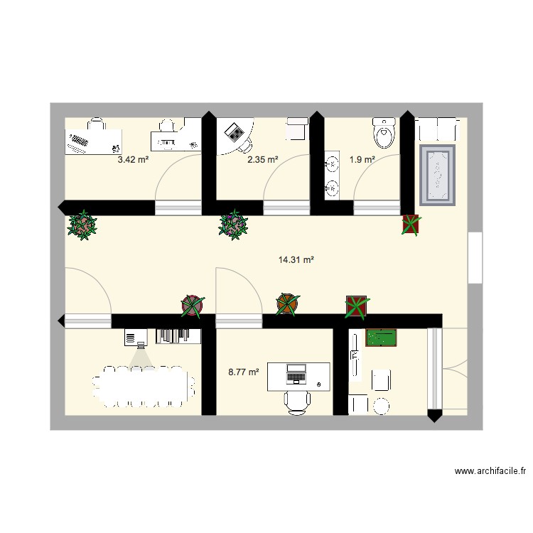 event123. Plan de 0 pièce et 0 m2