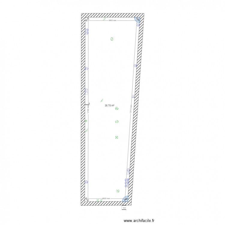 Tilh RC électricité. Plan de 1 pièce et 39 m2