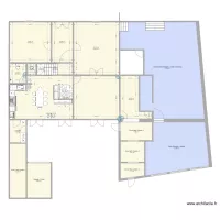 GOULE BENEZE plan RDC version cuisine RDC et escalier