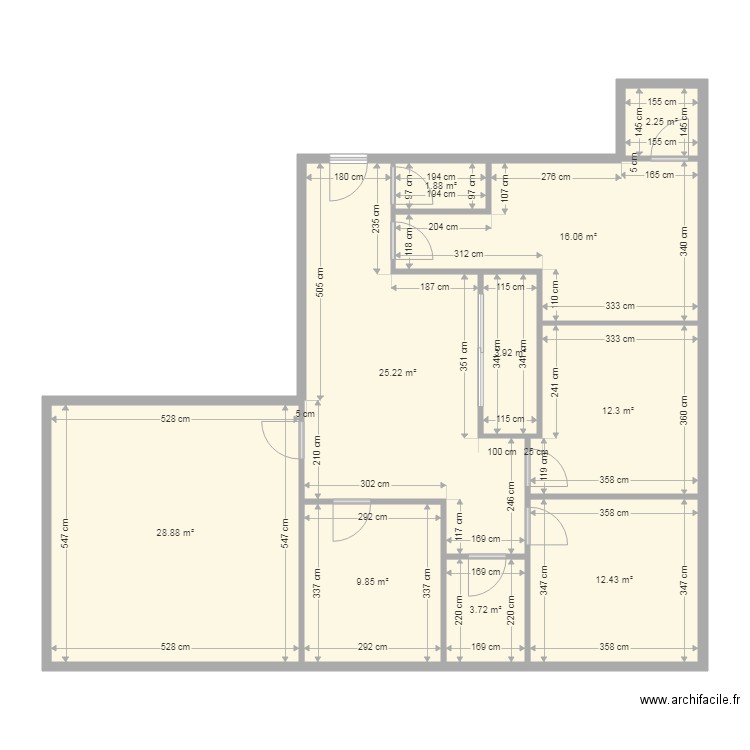 ziani. Plan de 0 pièce et 0 m2