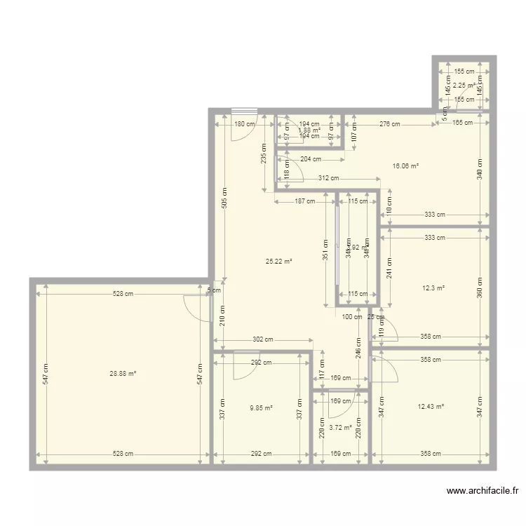 ziani. Plan de 