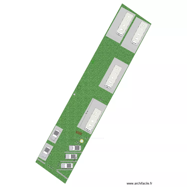 jardin dual&eacute;. Plan de 