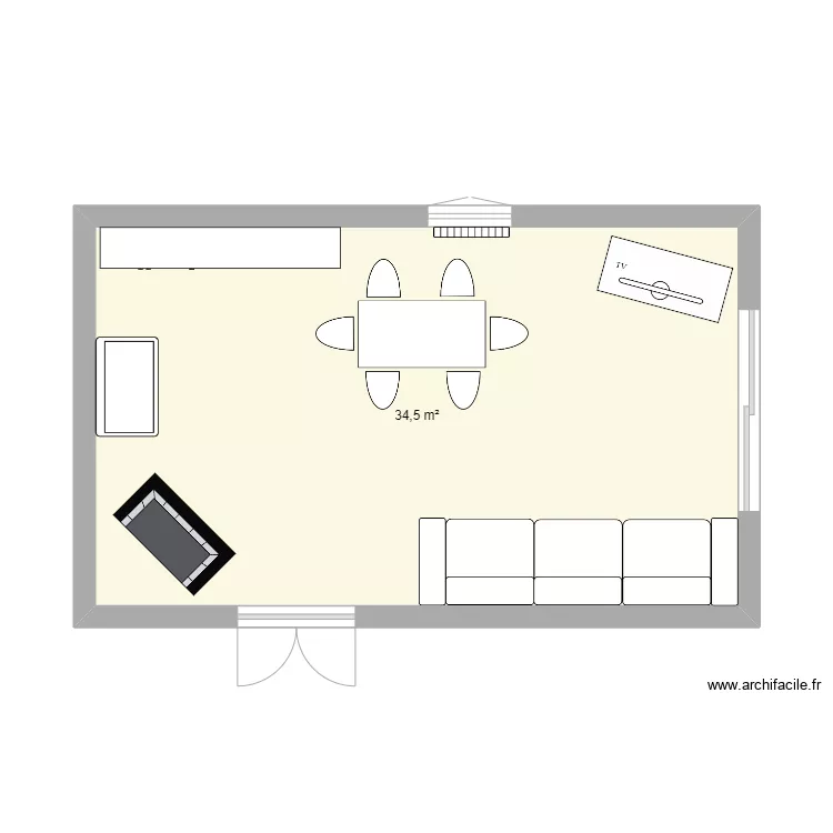 Maison Saulcy. Plan de 