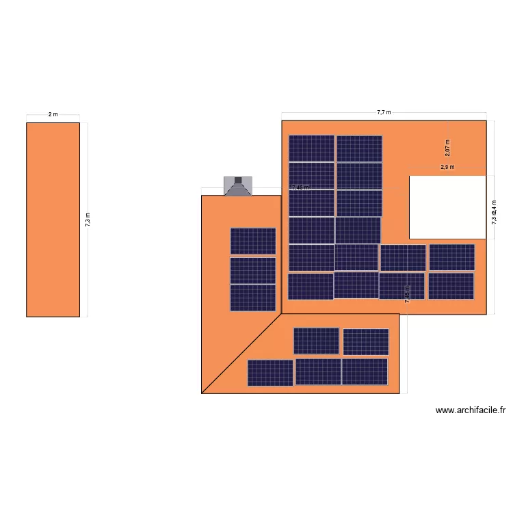 TOITURE. Plan de 