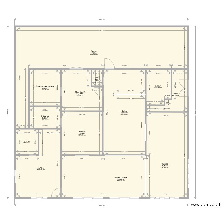 plan rénovation PK11 vide. Plan de 0 pièce et 0 m2