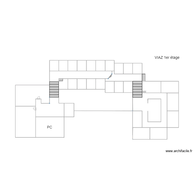 Plan Viaz 1er &eacute;tage. Plan de 