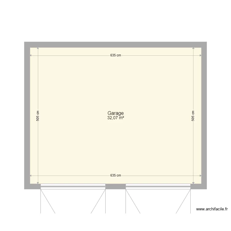 garage2. Plan de 