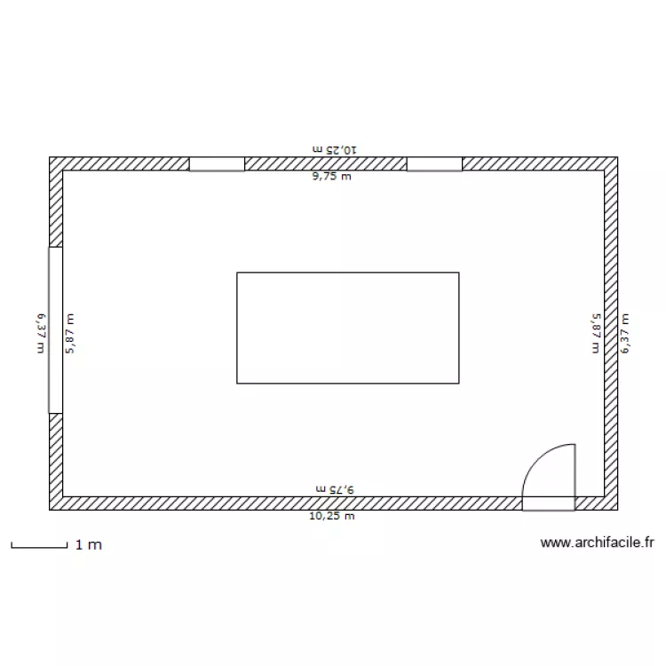 contr&ocirc;le. Plan de 