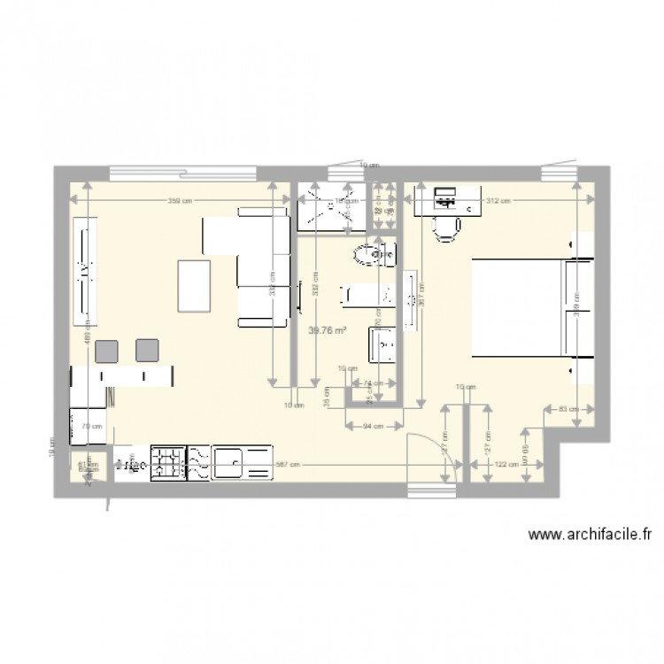 T2 CRISTINA. Plan de 0 pièce et 0 m2