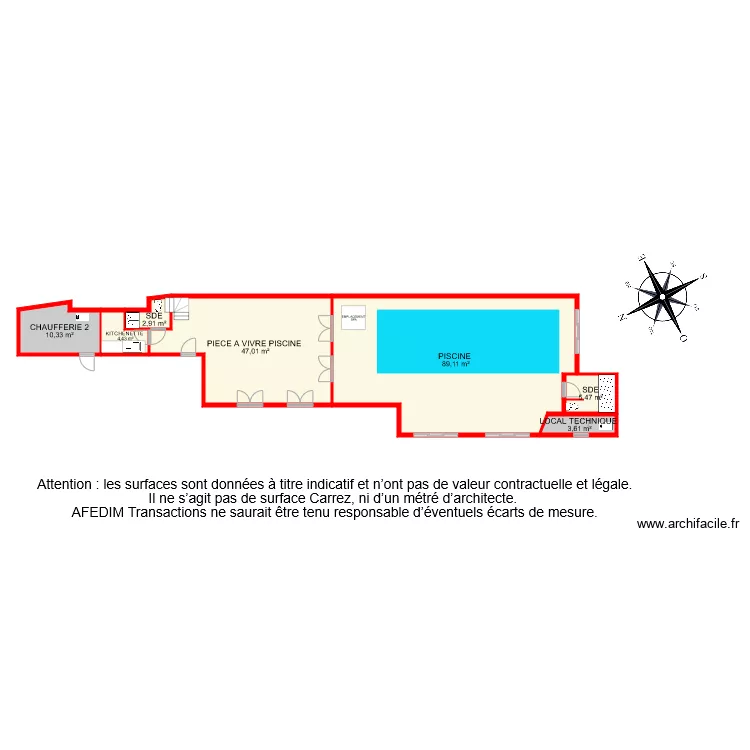 BI 4985 RDC BATIMENT . Plan de 