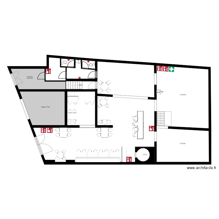 Ideal a Table 2 MS sous sol. Plan de 0 pièce et 0 m2