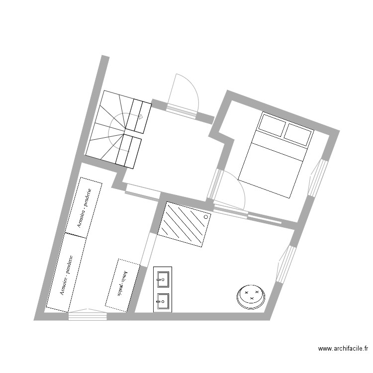 ETAGE. Plan de 0 pièce et 0 m2